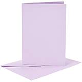 Papier - Pohľadnice a obálky fialové - 10,5x15 cm - 30% ZĽAVA - 10473340_