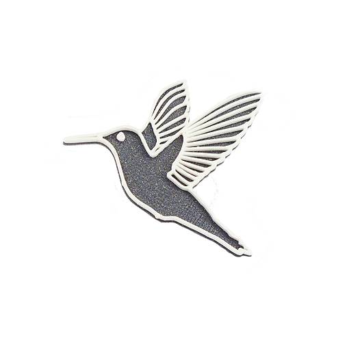 Kolibrík vertigo grey/white
