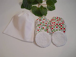 Úžitkový textil - Odličovacie tampóny - Biele froté s vrecúškom - 10484820_