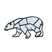 Brošne - Ľadový medveď iceland blue/black - 10482946_