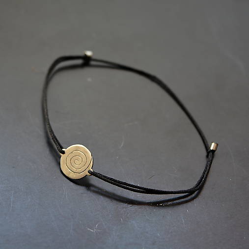 Náramky - Sťahovaci náramok spirála - 10482706_