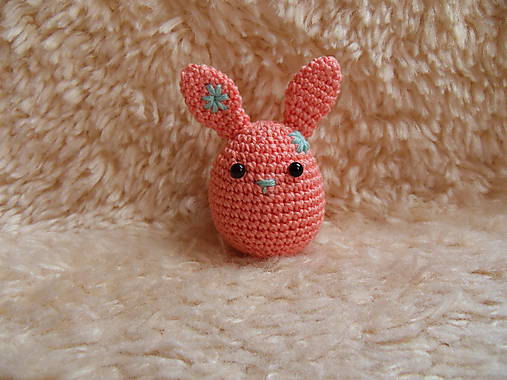 Veľkonočný zajačik - vajíčko :-) (Oranžová)