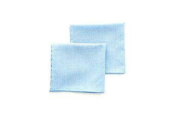 Úžitkový textil - Zero waste modrá vreckovka  - 10487570_