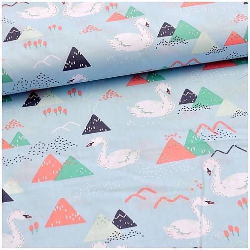 Detský textil - Labute - 10490659_