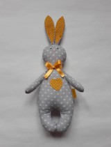 Hračky - Zajac - hračka - žltá - 10492550_