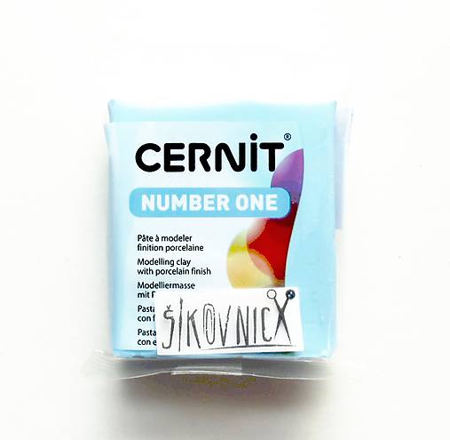 Cernit 56 g, NUMBER ONE (nebesky modrá 214)