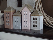 Sada vintage domčekov