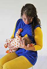 Oblečenie na dojčenie - Dojčiaca,Tehotenská a Nosiaca VESTA - FLEECE - 10505348_