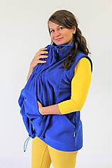 Oblečenie na dojčenie - Dojčiaca,Tehotenská a Nosiaca VESTA - FLEECE - 10505350_