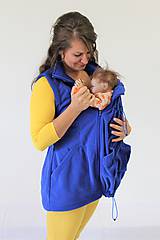 Oblečenie na dojčenie - Dojčiaca,Tehotenská a Nosiaca VESTA - FLEECE - 10505351_