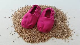 Ponožky, pančuchy, obuv - Vyhrievané papuče /Papuče na ohrievanie v mikrovlnke TERMOFOR na nohy z obilia - 10506476_