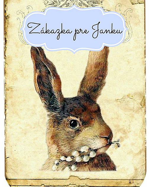 Grafika - Zajačik na želanie - 10507393_