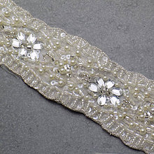 Opasky - Flower Lace Collection ... pásek - 10509109_