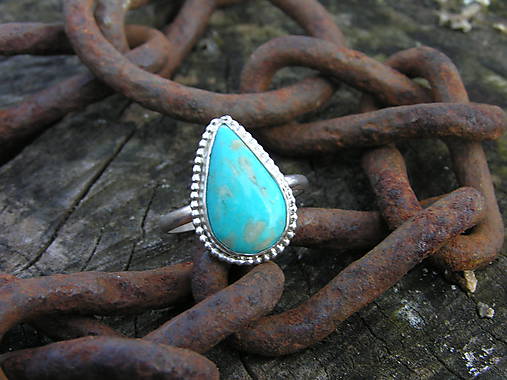 Strieborny prsteň Ag925 Tyrkys