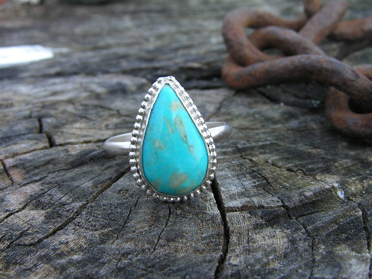 Strieborny prsteň Ag925 Tyrkys