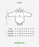 Detské oblečenie - Veľkonočné tričko / bodyčko - 10514486_