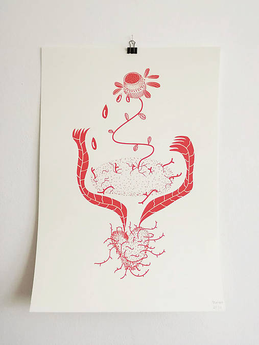 Grafika - "Podržím ťa" limitované sieťotlače (30ks) - 10513629_