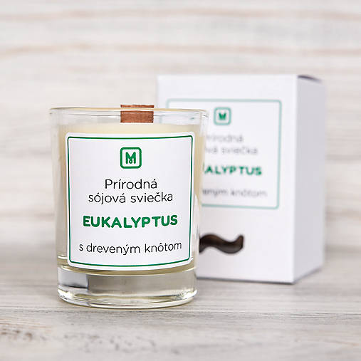  - Sójová sviečka EUKALYPTUS - 10512460_