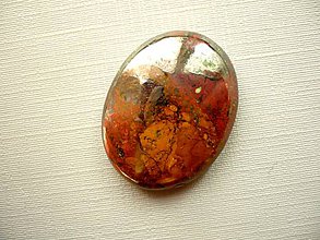 Minerály - Kabošon - azuromalachit 27 mm, č.4f - 10513920_