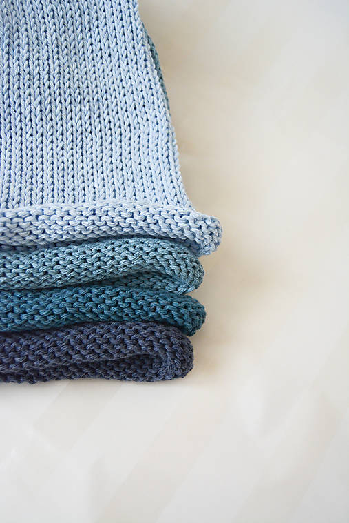 Čiapky, čelenky, klobúky - Hučka / kulich... DENIM... 100% bavlna - 10520097_