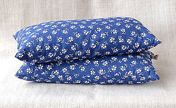 Úžitkový textil - Šupkový FILKI vankúš 40 cm (vzor modrotlač 181) - 10525223_