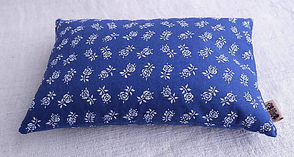Úžitkový textil - FILKI šupkový ohrievací vankúšik 25 x 15 cm (modrý vzor 179) - 10525227_
