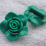 Korálky - Kvet plast 33x14mm-1ks - 10529572_
