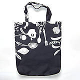 Nákupné tašky - Nákupná taška - Čierno-biela úroda - 10535614_