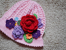 klobúčik s kvetinkami