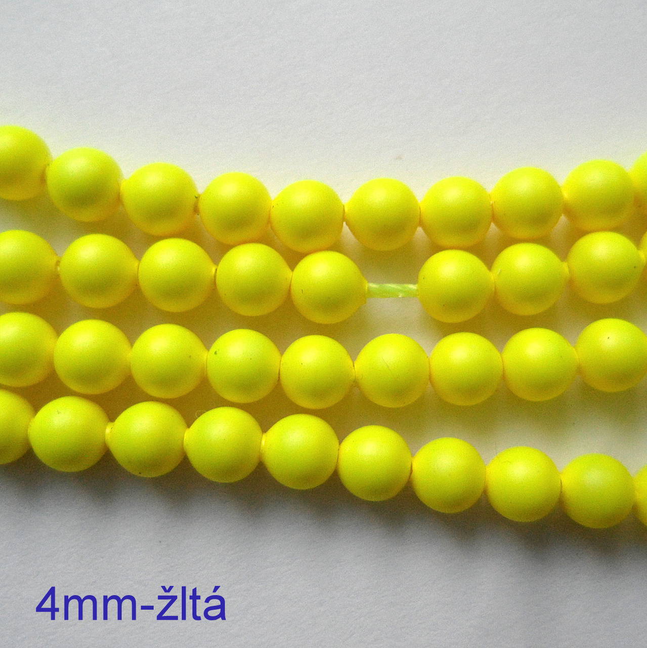 SWAROVSKI® perly 4mm-1ks (žltá)