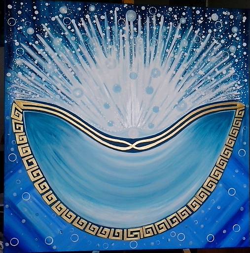 Obrazy - ČAŠA - plná energie - 10542801_