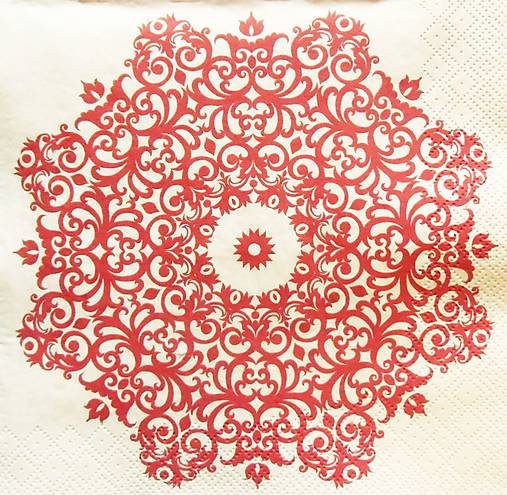 S1411 - Servítky - folk, folklórny, ľudový, mandala