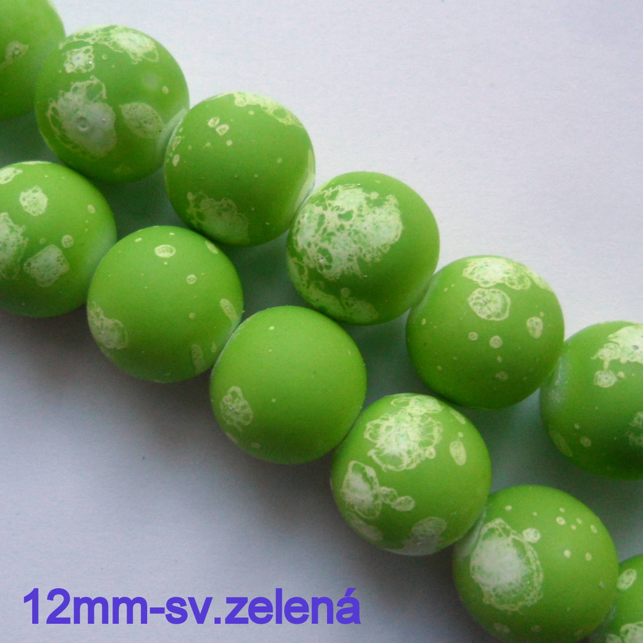 Skl.galactic pogumované-1ks (12mm-sv.zelená)