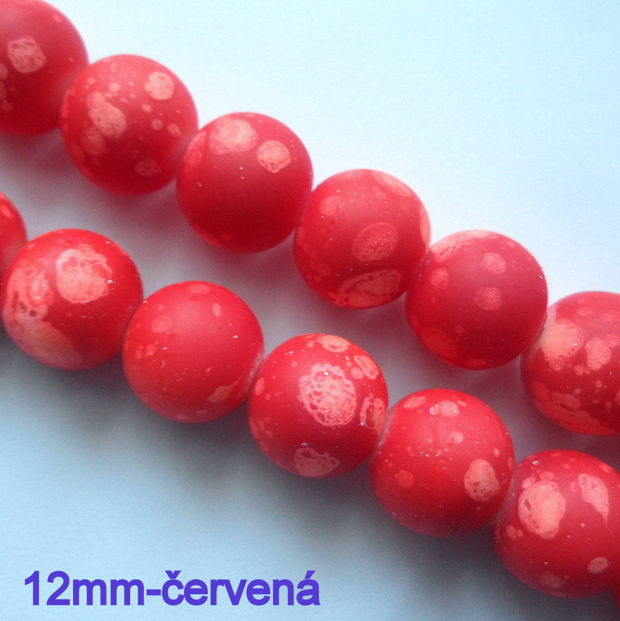 Skl.galactic pogumované-1ks (12mm-červená)