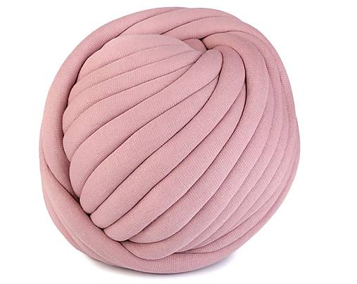 Galantéria - Chunky Yarn Marshmallow staroružová pletenie rukami - 10550092_