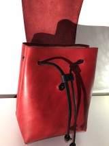 Batohy - Kožený ruksak NO.14 - 10551959_