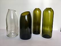 Príbory, varešky, pomôcky - Radostná práca: Váza zrezaná šikmo (Tmavo zelená) - 10555088_