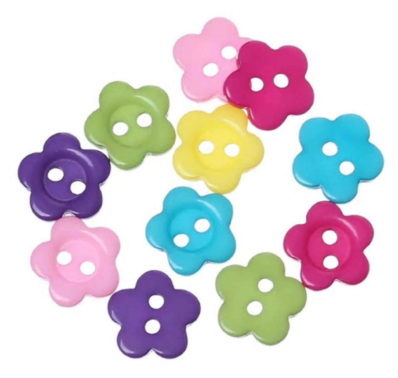 G104 Gombík plastový Kvietok 1,4 cm 