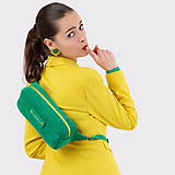 Kabelky - Pásová taška/ľadvinka MAVERA (Zelená) - 10553533_