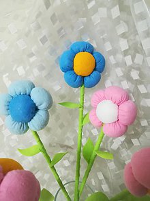 Dekorácie - Akcia -  Kvety z filcu - 10553179_