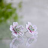 Náušnice - Květ sakury na ouška - 10556168_