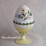 Dekorácie - Vajíčko so stojanom - Margaretky II - 10560253_