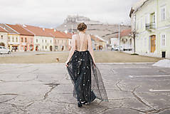 Šaty - Čierne šaty Noc Pod Tatrami - vypredaj - 10562679_
