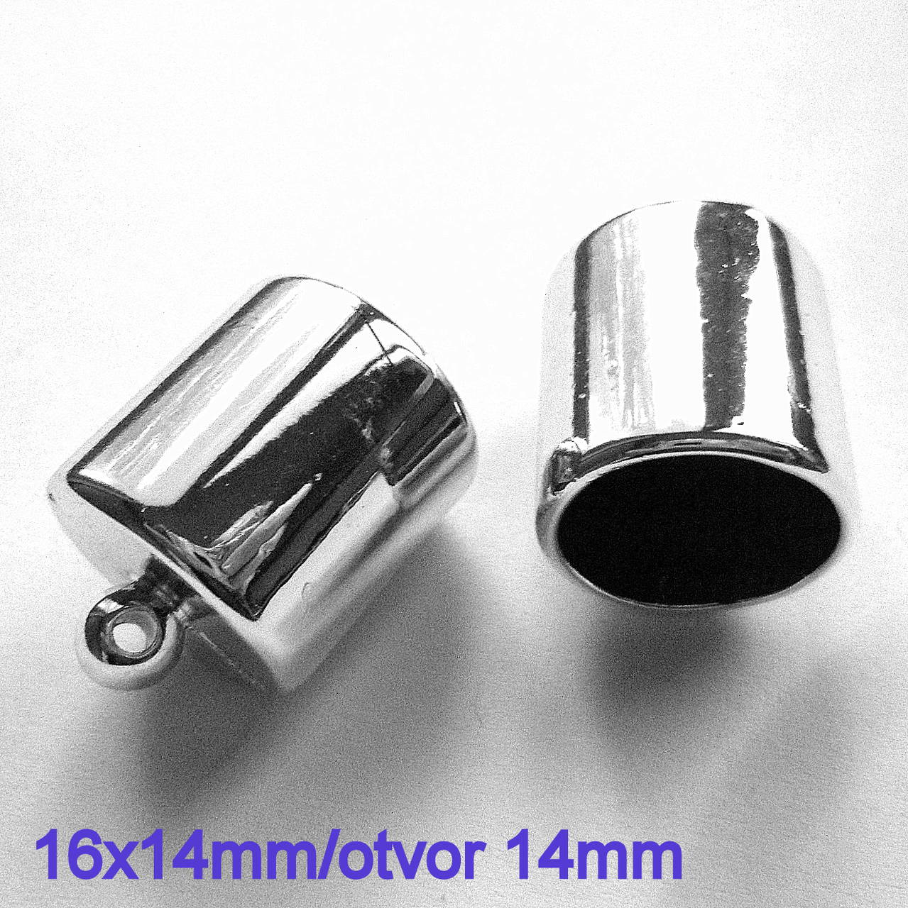 Plastová koncovka-1ks (16x14mm/otvor 14mm)