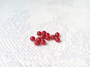 Korálky - Swarovski perly 4mm - red coral - 10561956_