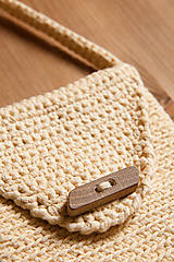  - Crossbody háčkovaná kabelka mini - 10560282_