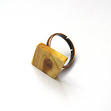 Prstene - Drevený prsteň - hlošinový - 10560269_