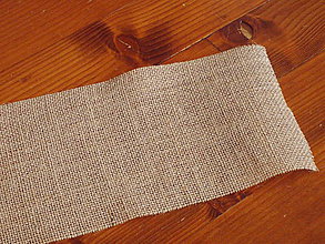 Úžitkový textil - Jutová šerpa na stôl šírka 15cm aj iné šírky - 10564110_