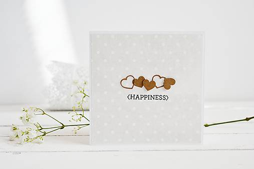 Papiernictvo - Svadobný pozdrav - srdiečka na sivej - 10567804_