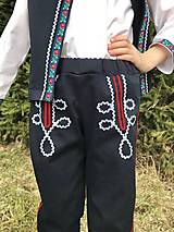 Detské oblečenie - Ľudový chlapčenský kroj Janko s vestičkou  (104) - 10571488_